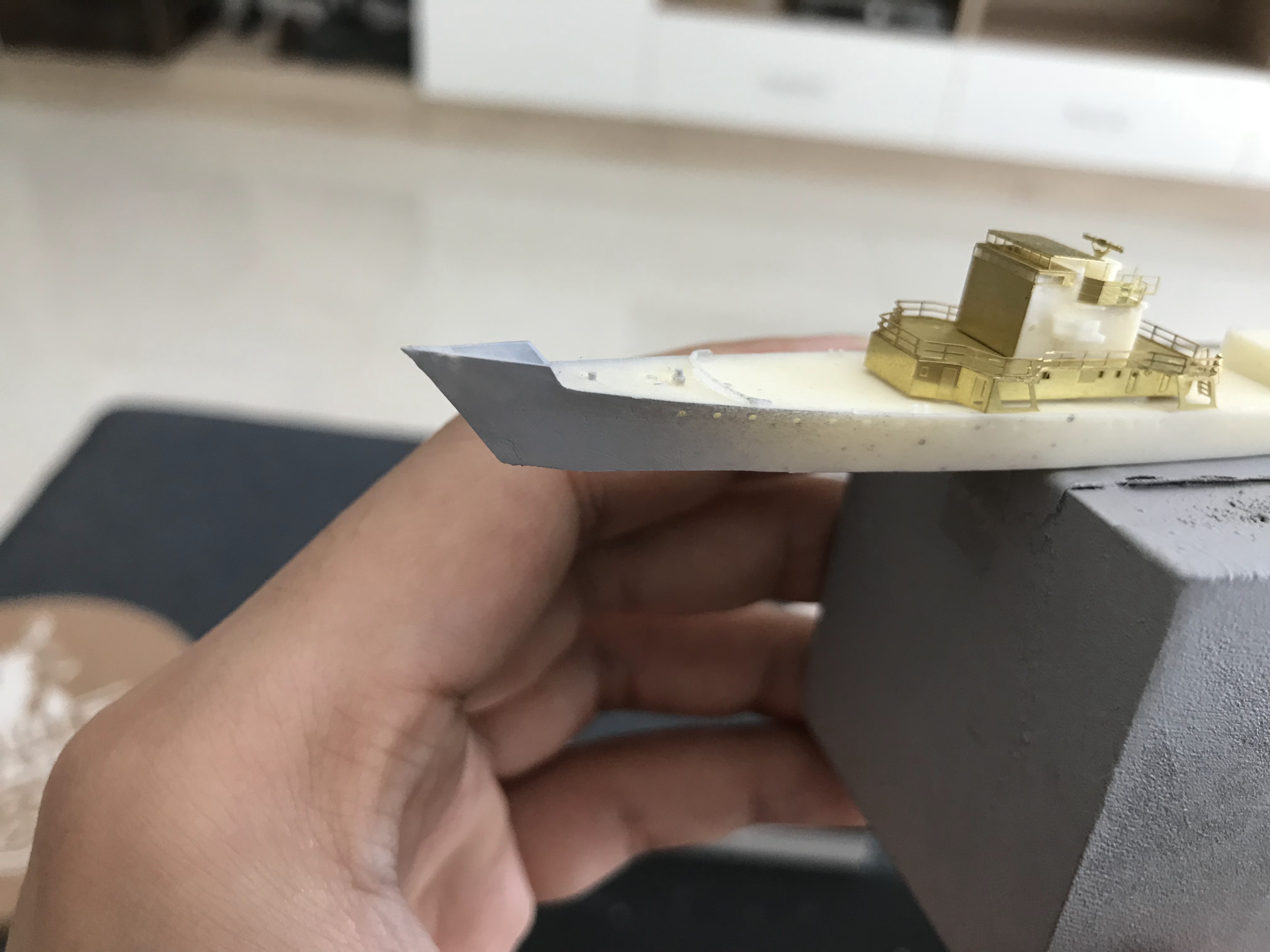 「手工船模」1/700宜宾号导弹护卫舰制作小记