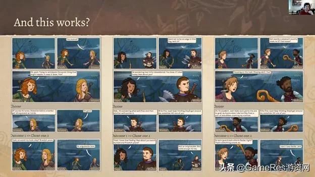 无对话叙事,无对话小剧本