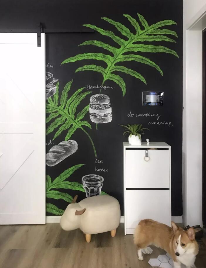 黑板墙怎么做比较好,装修中的黑板墙如何做