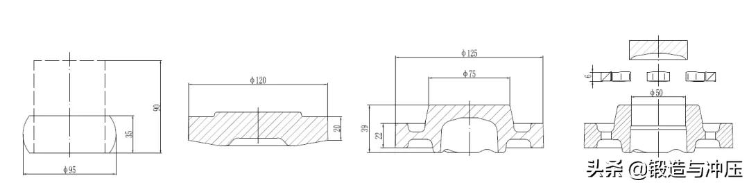 一种解决热镦机扁薄类锻件顶出变形的方法