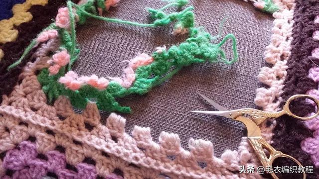 毛线走纱怎样修补,毛线脱落怎么补