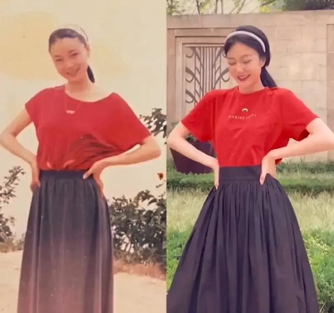 女儿晒和妈妈对比照原视频,女儿晒和妈妈对比照抖音