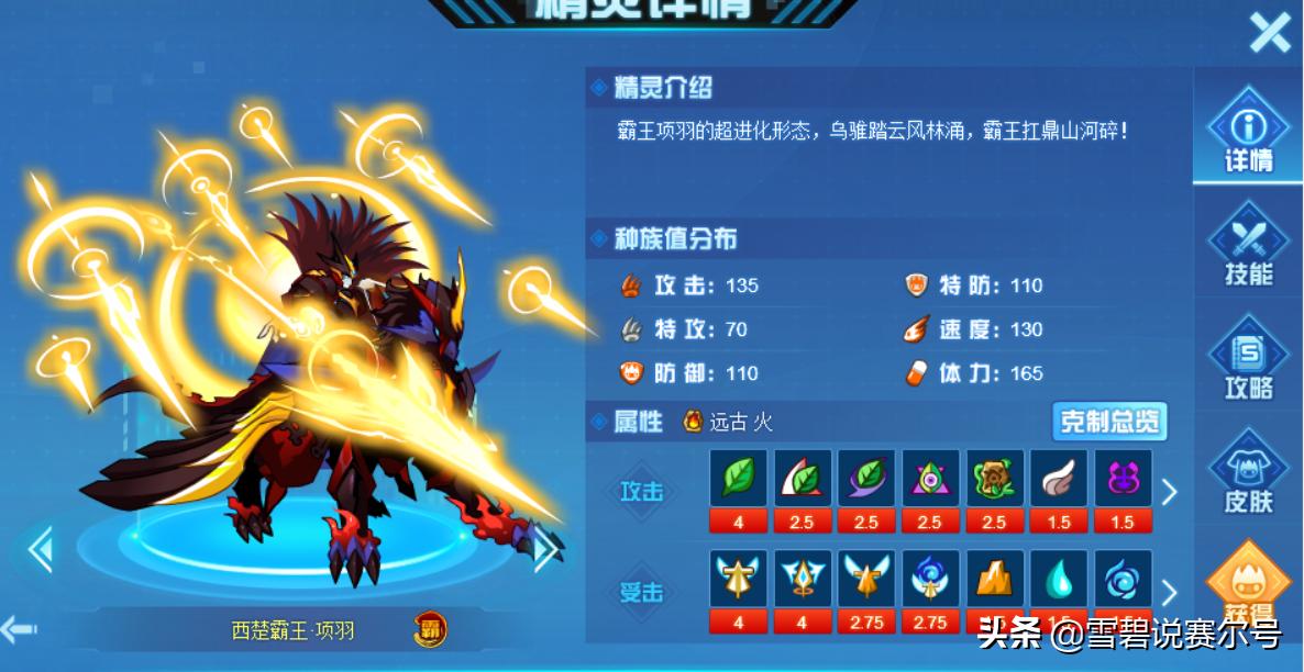 赛尔号新版本最强阵容,赛尔号项羽是特攻么