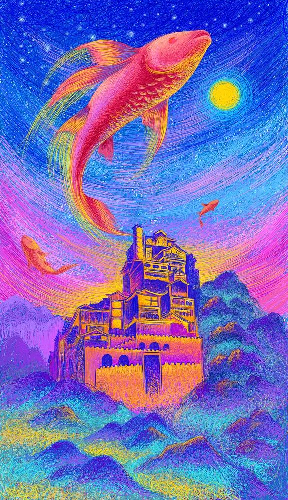 描摹梦境的魔术师，靠画“圈圈”火遍全网