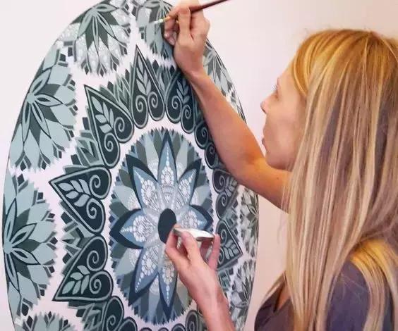 自己在家画墙绘零基础,简单又好看的小墙绘