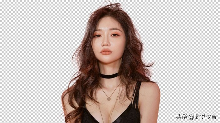 PS中的通道快速抠出韩国美女发丝