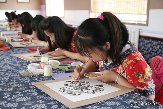 五谷杂粮制作的手工艺品,五谷杂粮制作工艺品