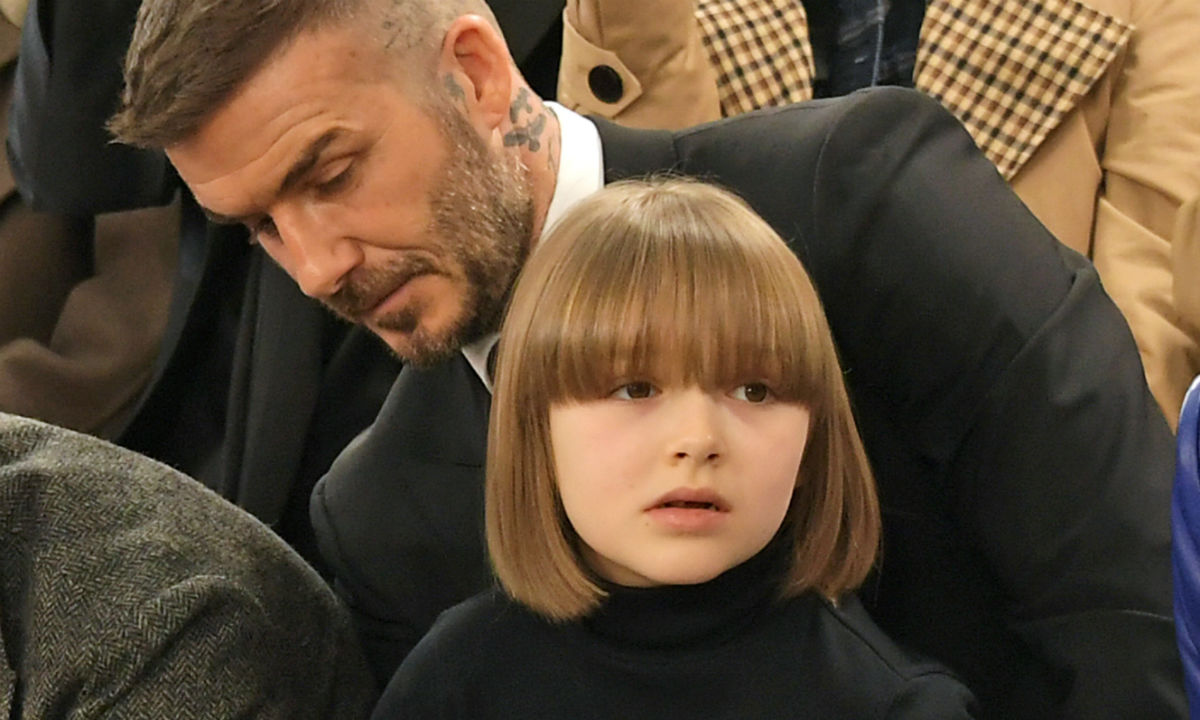 贝克汉姆小七短发,贝克汉姆像小李子的照片