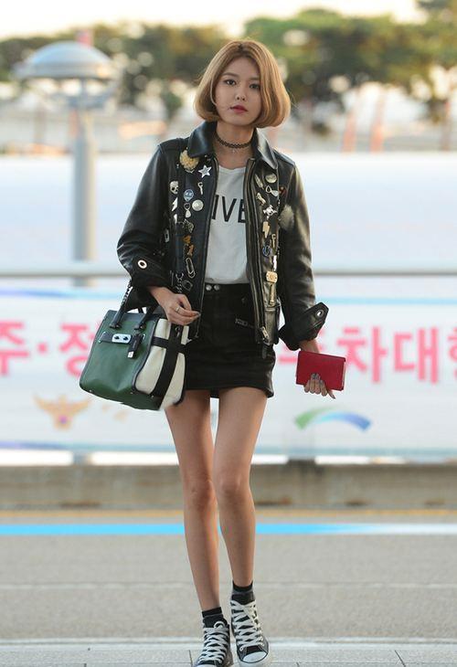 皮衣适合什么女生穿,女生穿皮衣适合什么样的发型