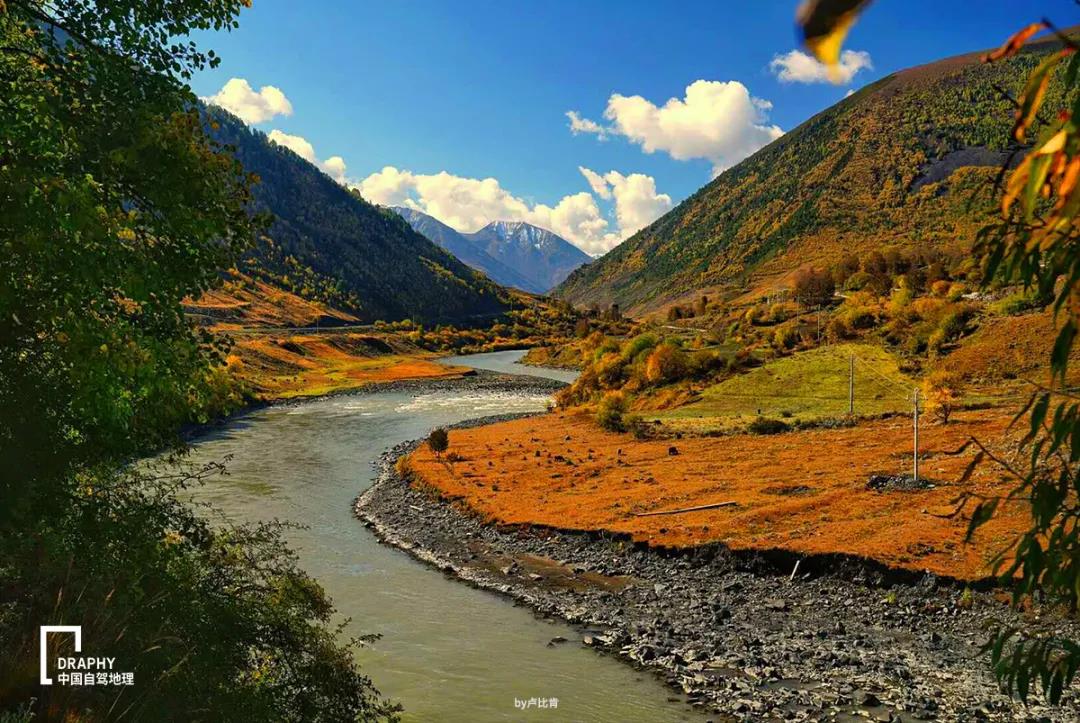 川西赏秋自驾游最佳路线图,川西最美秋色环线