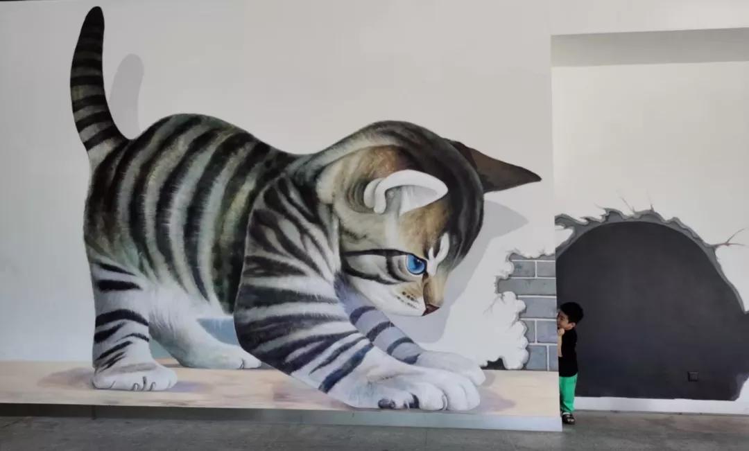 郸城手工墙画,郸城墙体绘画师