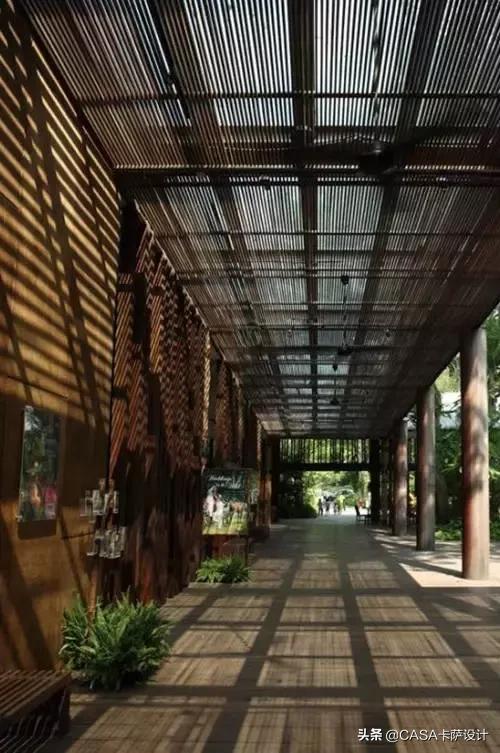 禅意格栅,禅意木格栅图片