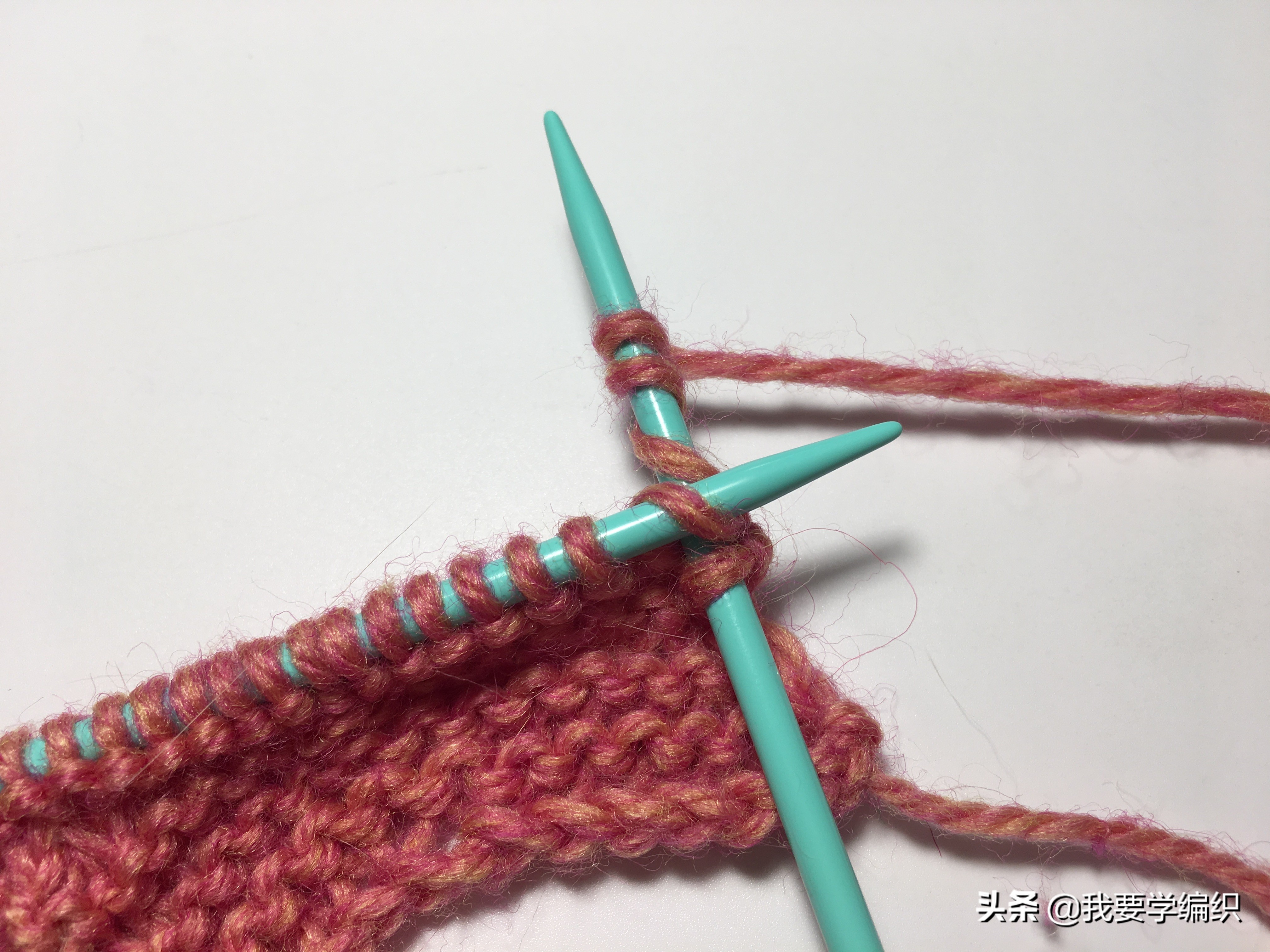 波浪围巾钩织教程,棉花糖毛线编织波浪围巾