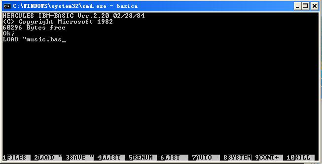 IBM-PCBASICA是不是学生时代学习的最老的程序？