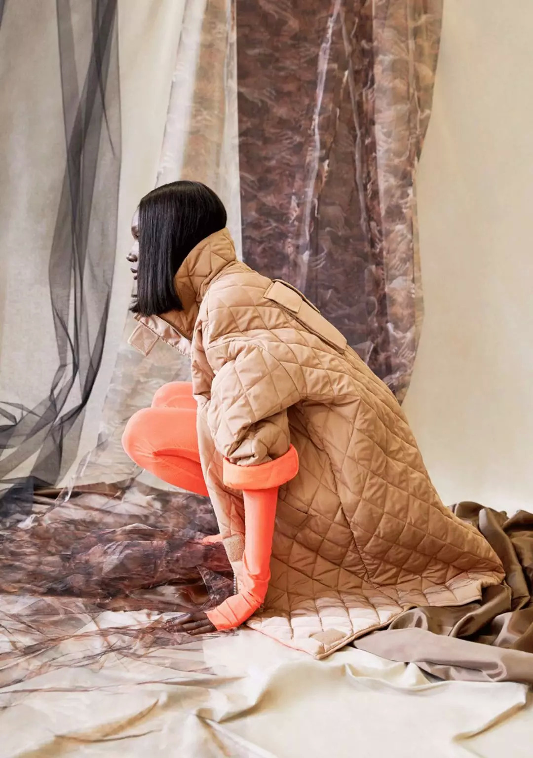 复古菱格双肩包香奈儿,香奈儿大号包包穿搭