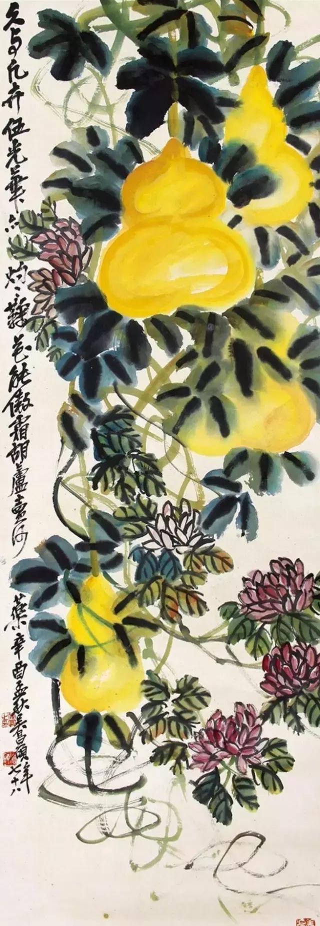 十大名家画葫芦,名家国画葫芦精品图