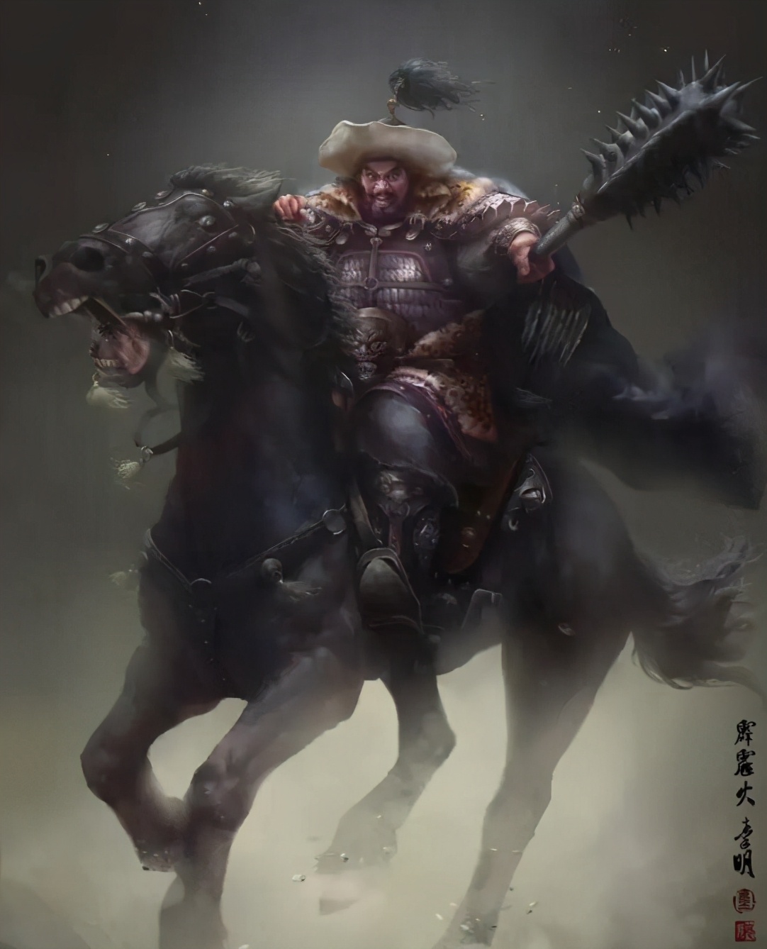 秦明水浒排第几,秦明武力值为何能进五虎上将