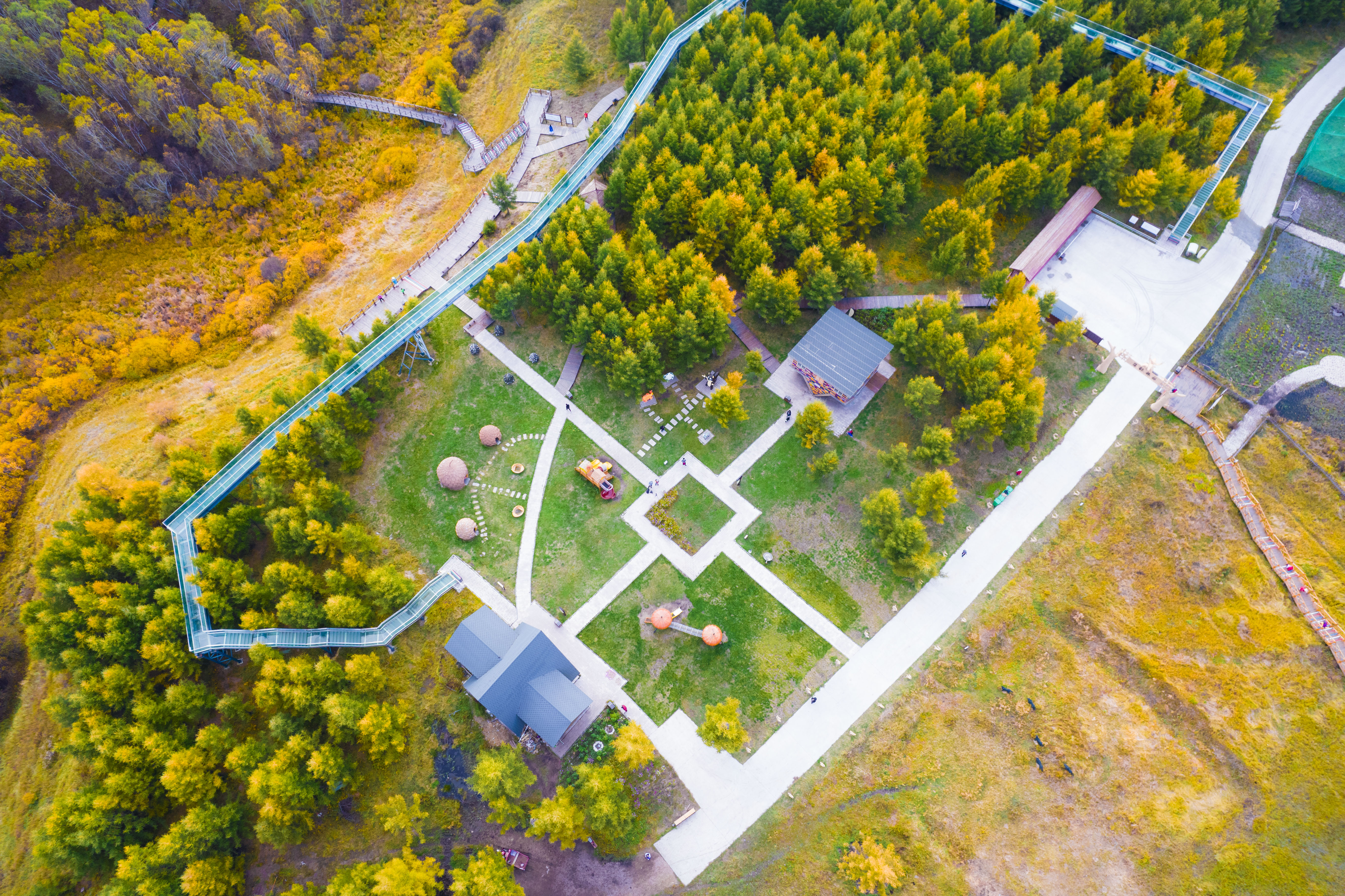 丰宁神仙谷七彩森林景区地图,丰宁坝上七彩森林游玩攻略