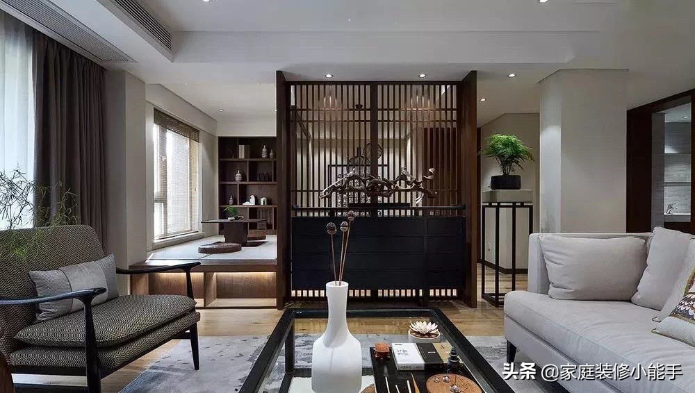 中式装修风格屏风,中式室内设计屏风