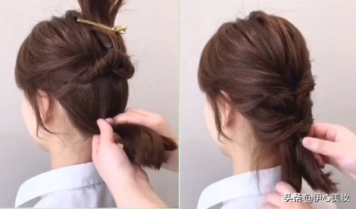 手残党必备的简单编发技巧,手残党不用怕最简单的编发小技巧