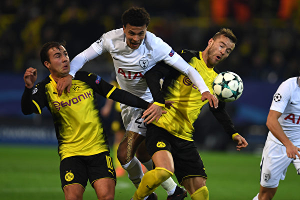 多特蒙德0-1热刺,18-19热刺欧冠vs多特蒙德