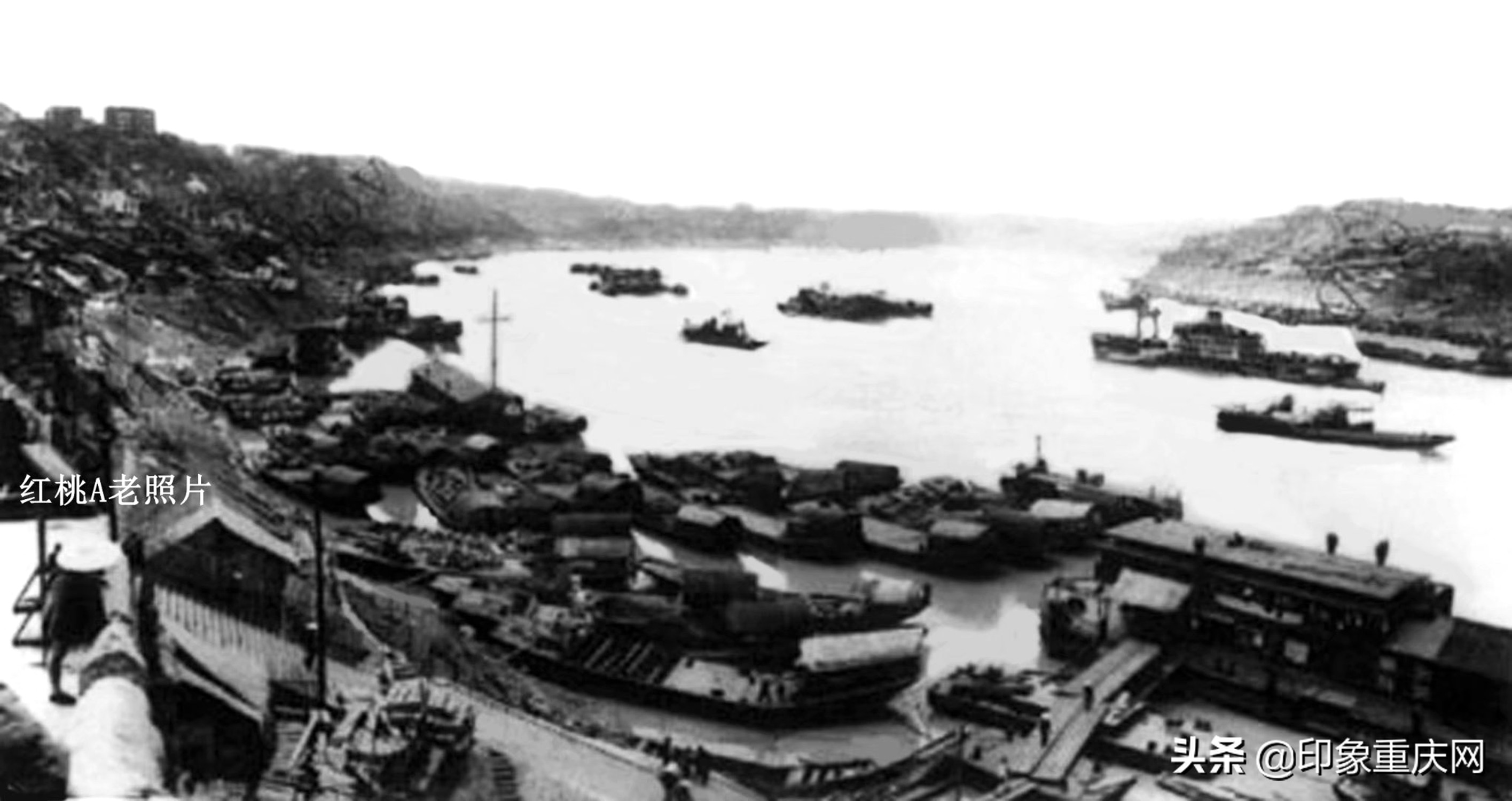 朝天门全景,旧时朝天门