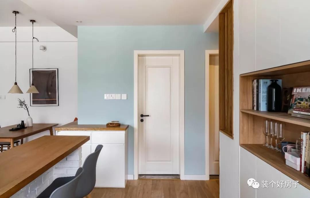 客餐厅吧台书柜一体隔断现代轻奢,客餐一体吧台怎么设计合理