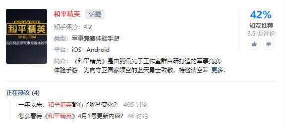 知乎大佬对游戏有洁癖嘛？王者荣耀5.4分，和平精英才4.2分