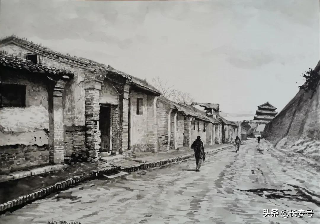 手绘老西安,西安手绘名胜古迹