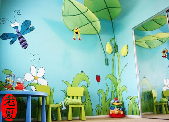 武汉室内墙面艺术漆效果图,武汉墙绘创作