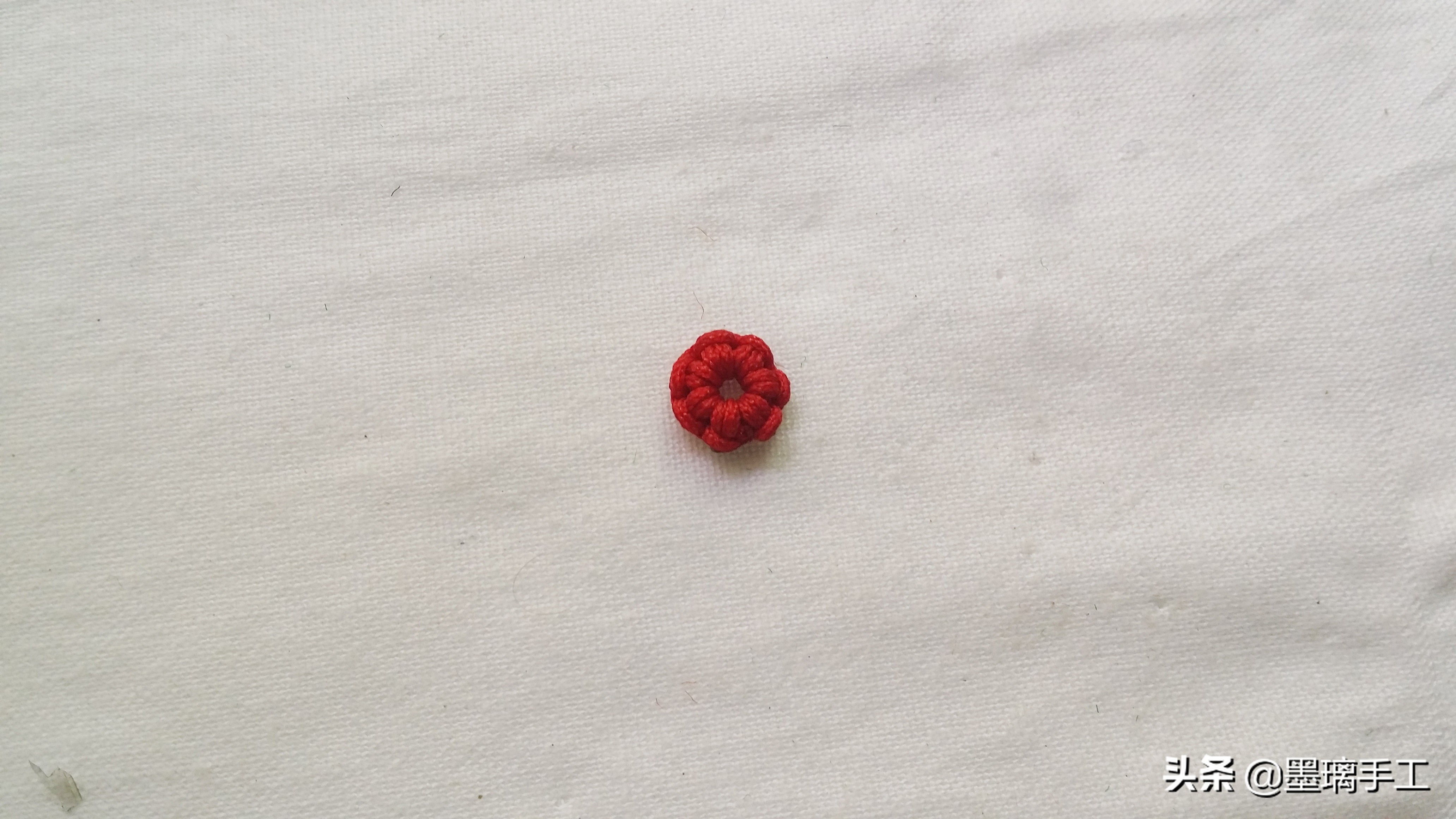 红绳四叶草耳钉编织,蝴蝶结耳钉手工编织