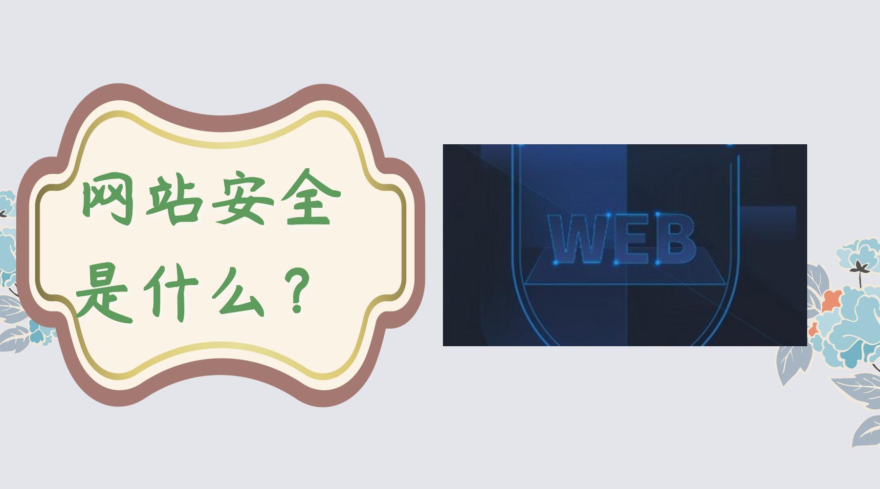 网站安全是什么,防恶意攻击安全机制