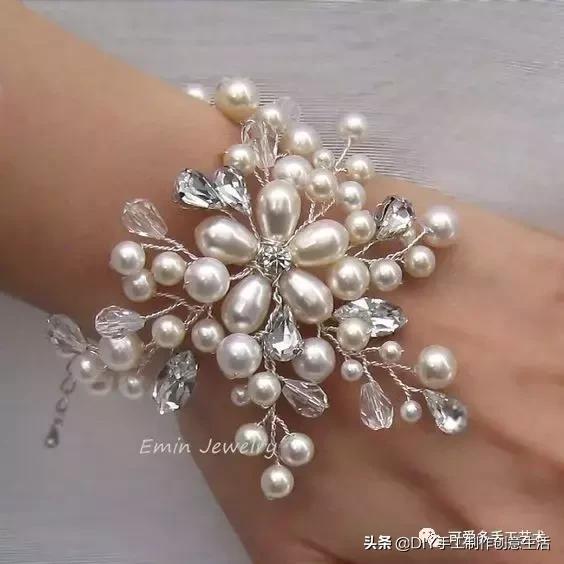 用珠子穿出漂亮的手链和项链花样,复古珠子手链教程