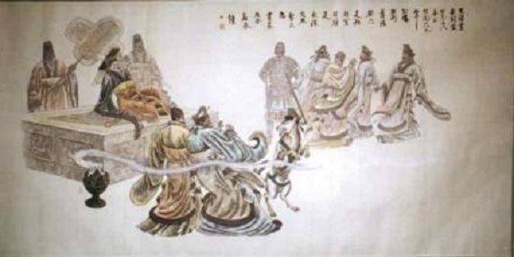 这是一个上古时期“顺我者昌，逆我者亡”的故事