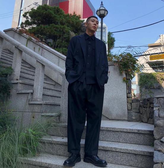 黑皮鞋潮流穿搭男,黑色皮鞋怎么穿得好看男