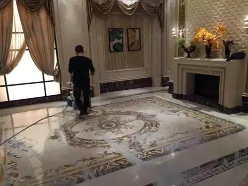 大理石台面翻新打磨流程,大理石翻新全过程