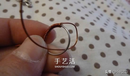铜线手工制作手链,铜丝手链diy