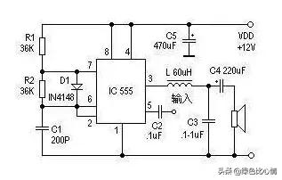 555定时器输出电压,555定时器动画演示