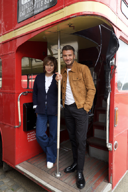 贝克汉姆晒与杨颖现身澳门,贝克汉姆和杨颖拍广告