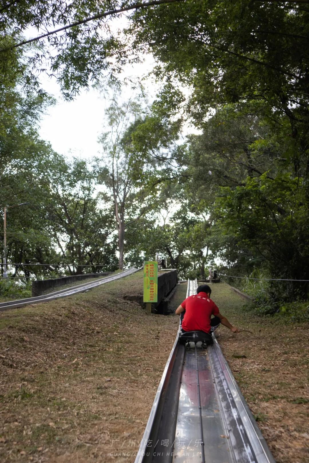 广州白云山滑道一日游,广州白云山懒人快速游玩时间