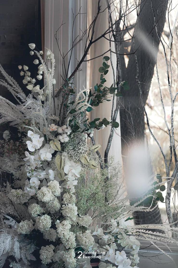 干净通透的婚礼照片,法式婚礼主题推荐简约