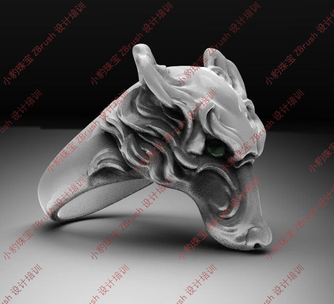 2023zbrush戒指基础教学,小豹珠宝zbrush设计教学