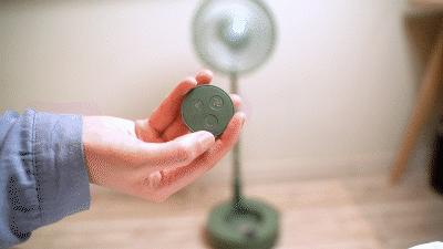静音无叶风扇带加湿器,风扇小型静音可充电折叠