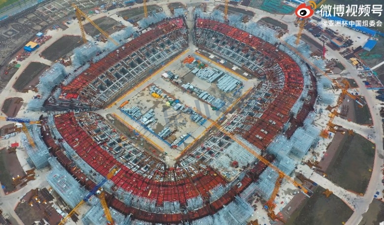 昆山足球场还要继续建吗,昆山城东足球场鸟瞰图