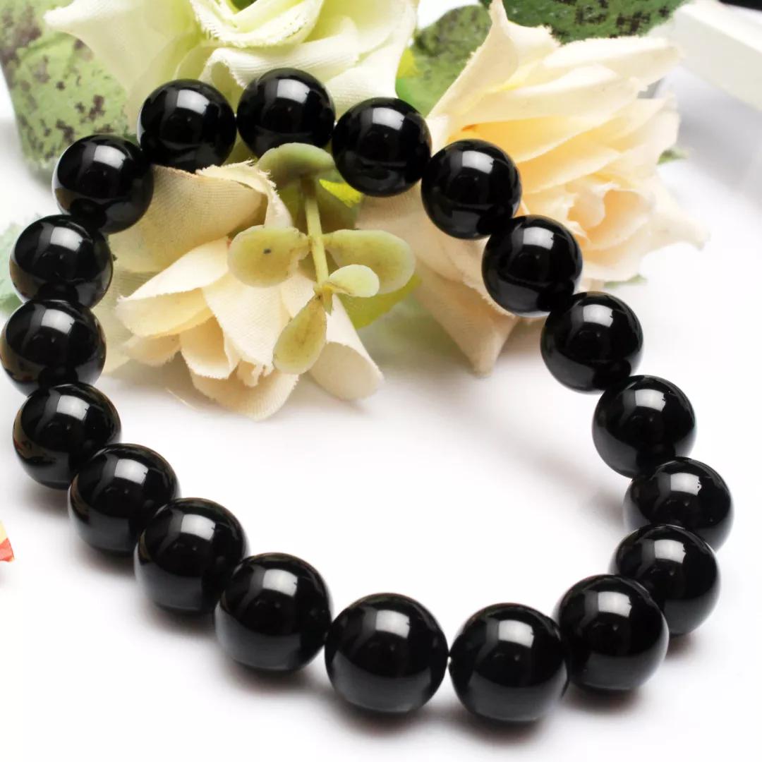 盘黑了的文玩手串,文玩手串小叶紫檀手串