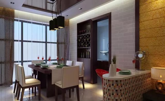 20款餐厅装修效果图：这样的餐厅，吃饭更有味道