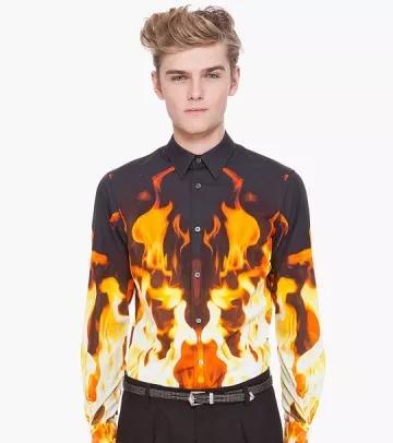 恶霸花衬衫黑色,恶霸穿花衬衫