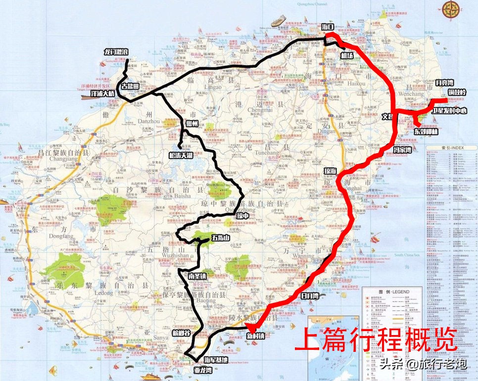 海南环岛自驾游5天攻略详细行程,海南环岛自驾游西线景点有哪些