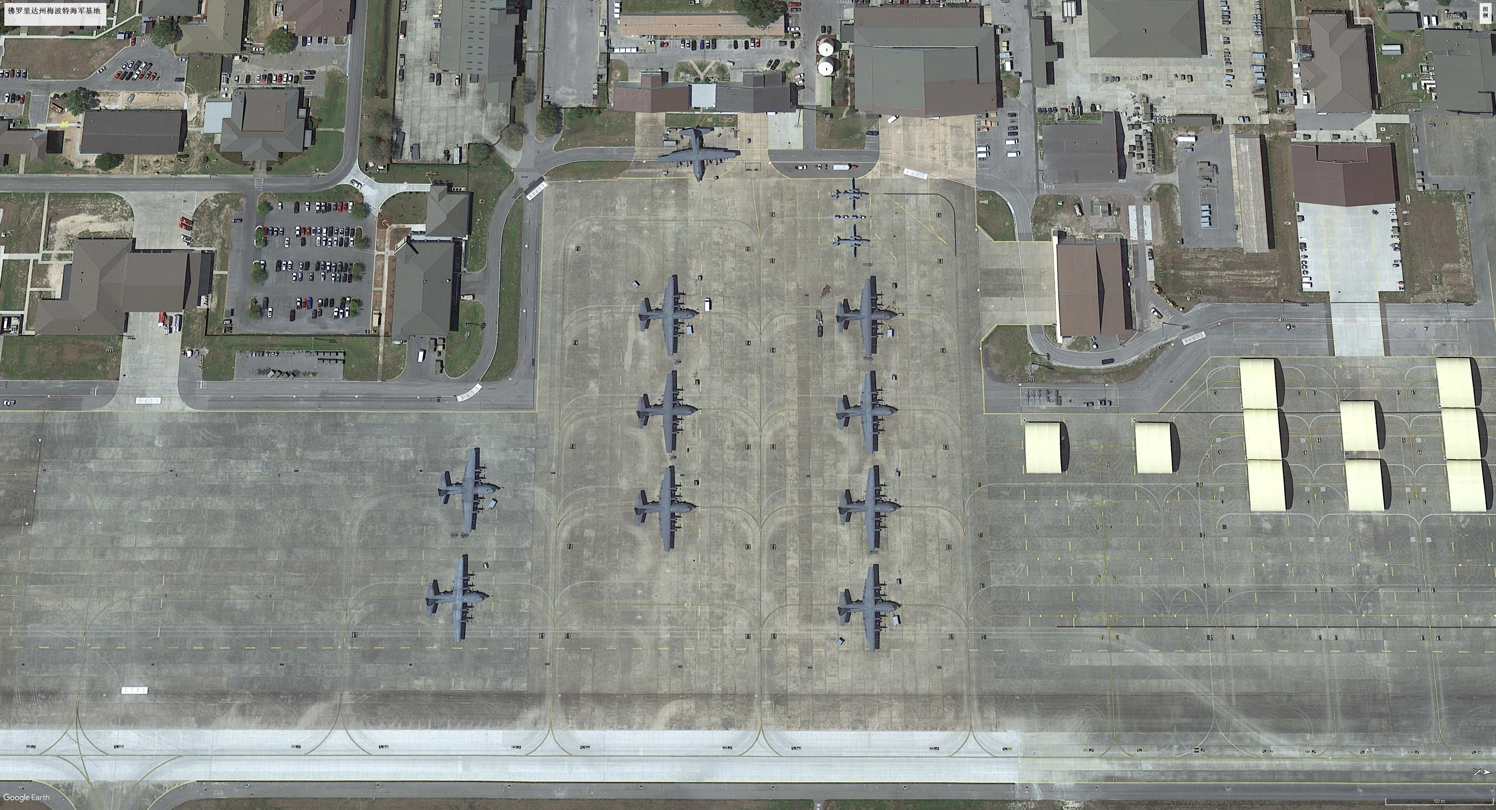 卫星地图观看美军海外军事基地,美军军事基地真实影像