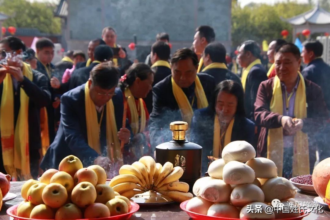 河南周口市淮阳区陈胡公祠,2024年陈胡公后裔淮阳清明祭祖